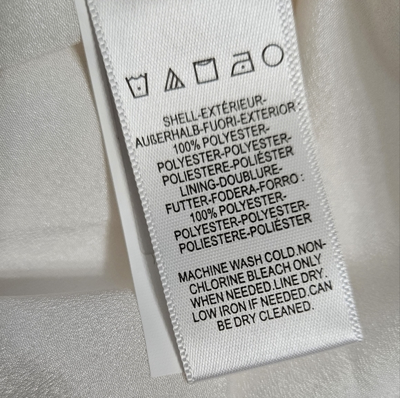 Dress the Population Claudia Ruffle Lace Chiffon One Shoulder Midi V Neckline - Picture 6 of 9